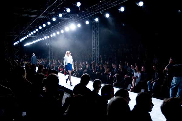 Fashion show production in Moscow