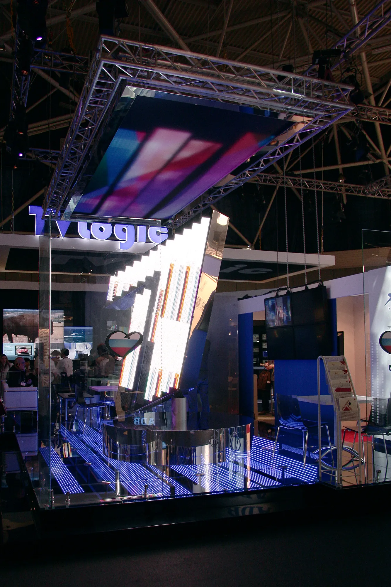 Photograph from exhibition stand construction archive